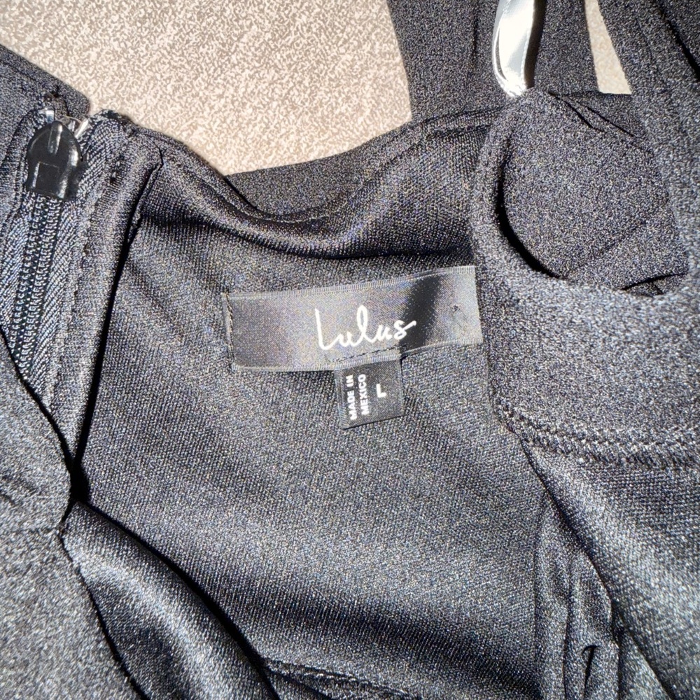 Lulu's Black Maxi Dress